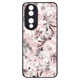 Puderpink tavaszi viragos Honor 90 tok