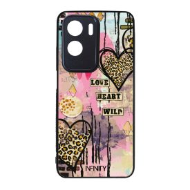 Street Art szív leopárd mintás Honor 90 Lite tok