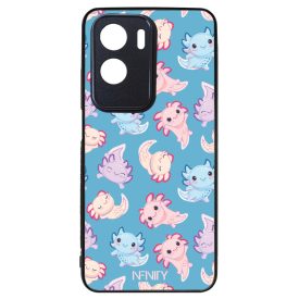 Tündéri kék Axolotl Honor 90 Lite tok