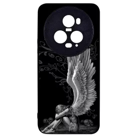 angyal angyalos fekete bukott Honor Magic 5 Pro tok