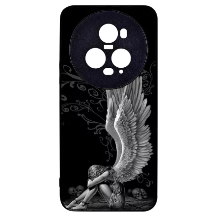 angyal angyalos fekete bukott Honor Magic 5 Pro tok