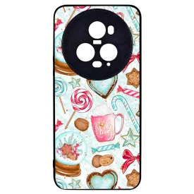 téli karácsonyi csajos mintás Honor Magic 5 Pro tok