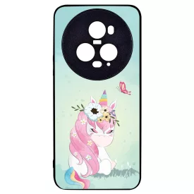 Édes unikornis és a Pillangó unicorn egyszarvú Honor Magic 5 Pro tok