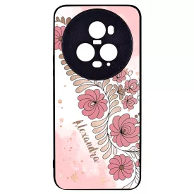 Kérd a neveddel - RoseGold Matyó magyar mintás hungarian folk Honor Magic 5 Pro tok