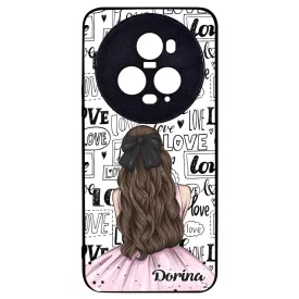 Kérd a Neveddel - LOVE Girl szerelem valentin napi Honor Magic 5 Pro tok