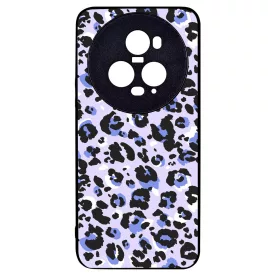 Purple Leopard Wild Beauty Csajos Allat mintas Honor Magic 5 Pro tok