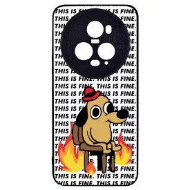 This is fine DOG kutyas meme Honor Magic 5 Pro tok
