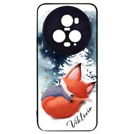 Tündéri róka - Téli mintás Honor Magic 5 Pro tok