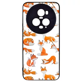 Rajzolt Róka mintás Honor Magic 5 Pro tok