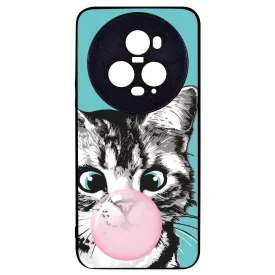 Bubble Cat - cica mintás Honor Magic 5 Pro tok