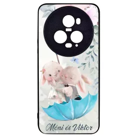 Neves cukisagok kollekcio Esernyos nyuszi szerelem Honor Magic 5 Pro tok