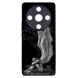 angyal angyalos fekete bukott Honor Magic 6 Lite tok