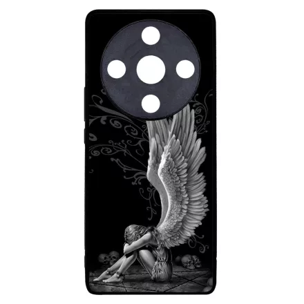 angyal angyalos fekete bukott Honor Magic 6 Lite tok