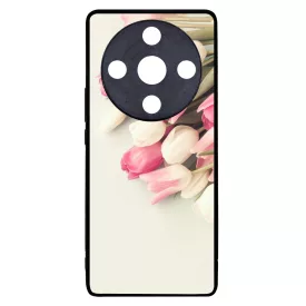 virágos tulipános tavaszi Honor Magic 6 Lite tok