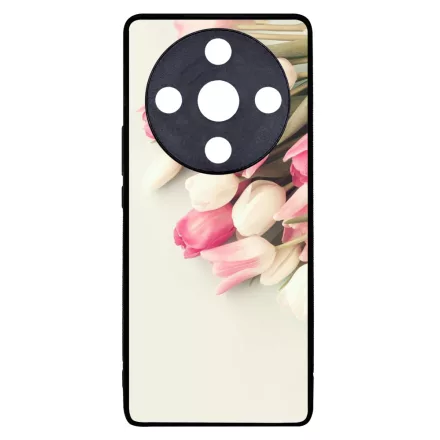 virágos tulipános tavaszi Honor Magic 6 Lite tok