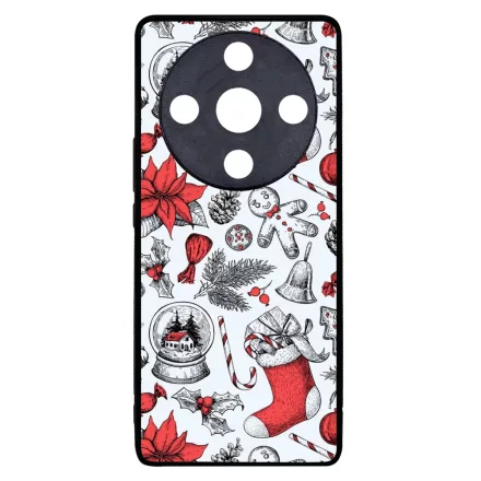 téli karácsonyi mintás textúra Honor Magic 6 Lite tok