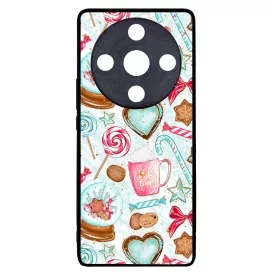 téli karácsonyi csajos mintás Honor Magic 6 Lite tok