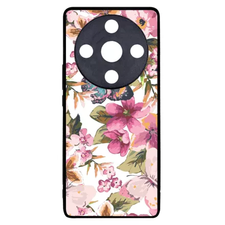 pillangós lepkés virág mintás Honor Magic 6 Lite tok