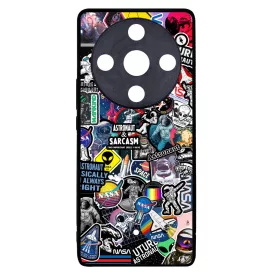 NASA matricabomba astronaut űrhajós stickerbomb Honor Magic 6 Lite tok