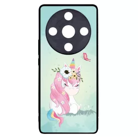 Édes unikornis és a Pillangó unicorn egyszarvú Honor Magic 6 Lite tok