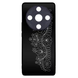 Elegant Matyó - Black magyar mintás hungarian folk Honor Magic 6 Lite tok