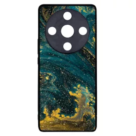 Luxury Blue Aranylo marvany Honor Magic 6 Lite tok