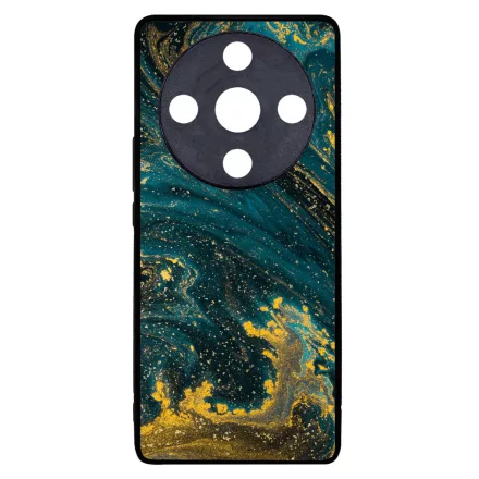 Luxury Blue Aranylo marvany Honor Magic 6 Lite tok