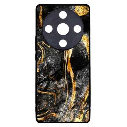 Luxury Golden Black marvanyos marvany mintas Honor Magic 6 Lite tok