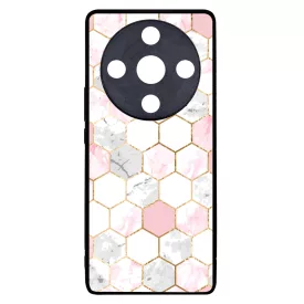 Geometric Rose Gold marvanyos marvany mintas Honor Magic 6 Lite tok