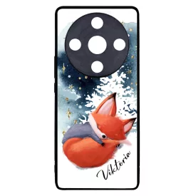 Tündéri róka - Téli mintás Honor Magic 6 Lite tok