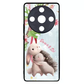 Nyuszi és Süni - Téli mintás Honor Magic 6 Lite tok