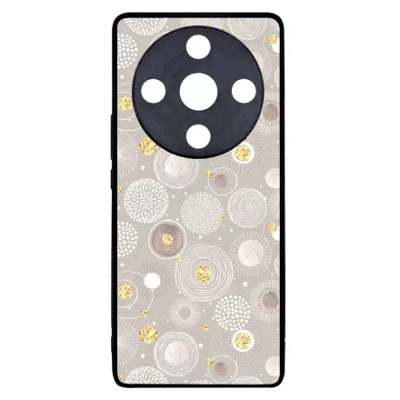 Csodaszép Aranyló téli mintás Honor Magic 6 Lite tok