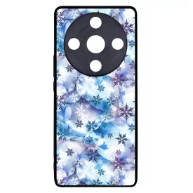 Téli Szépséges Hópihe mintás Honor Magic 6 Lite tok