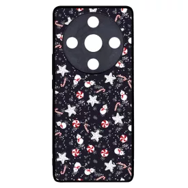 Cuki karácsonyi díszek mintás Honor Magic 6 Lite tok