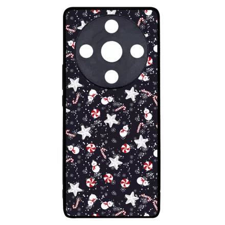 Cuki karácsonyi díszek mintás Honor Magic 6 Lite tok