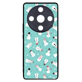 Cuki hóember mintás - Téli mintás Honor Magic 6 Lite tok