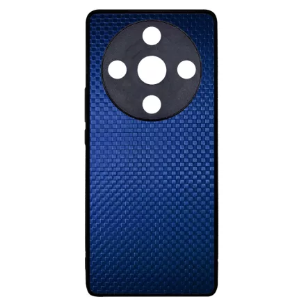 Gyönyörű kék karbon fiber mintás Honor Magic 6 Lite tok