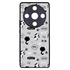 Mrrr Cuki Cica mintás Honor Magic 6 Lite tok