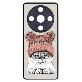 Cuki sapkás cica Honor Magic 6 Lite tok