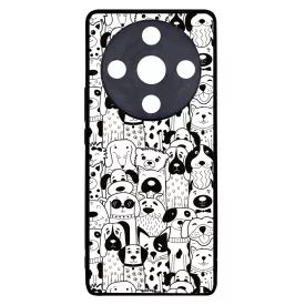 Aranyos kutya mintás Honor Magic 6 Lite tok