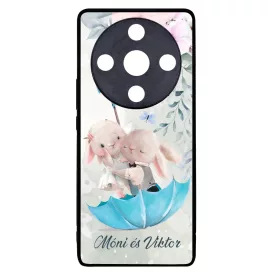 Neves cukisagok kollekcio Esernyos nyuszi szerelem Honor Magic 6 Lite tok