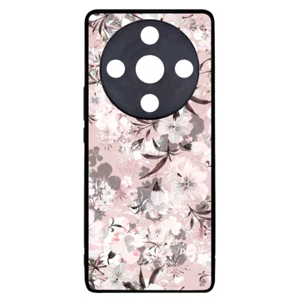 Puderpink tavaszi viragos Honor Magic 6 Lite tok