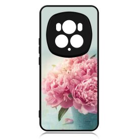 virágos tavaszi vintage rózsaszín rózsás Honor Magic 6 Pro tok