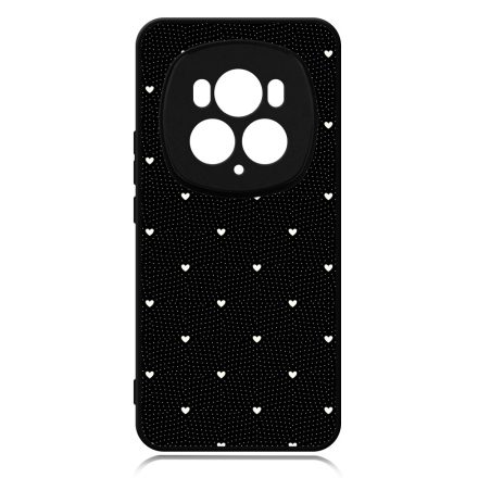 Elegáns szívecskés - BLACK - szives csajos  Honor Magic 6 Pro tok