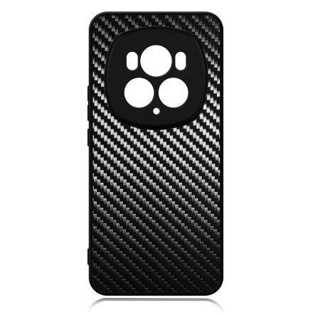 Ezüst karbon fiber mintás Honor Magic 6 Pro tok