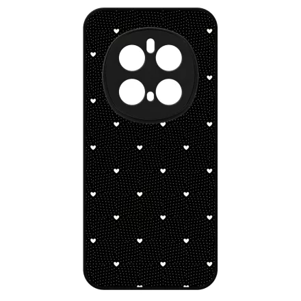Elegáns szívecskés - BLACK - szives csajos  Honor Magic 7 Pro tok