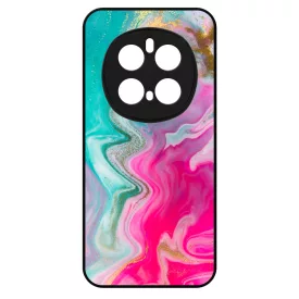 Pink gold Mixed Inks arany mintas marvanyos Honor Magic 7 Pro tok