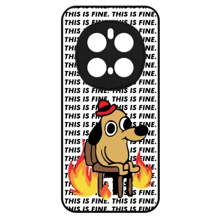 This is fine DOG kutyas meme Honor Magic 7 Pro tok