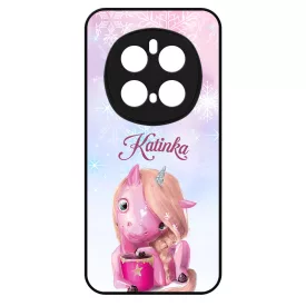 Unikornis és kávé - Téli mintás Honor Magic 7 Pro tok