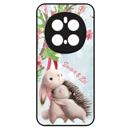 Nyuszi és Süni - Téli mintás Honor Magic 7 Pro tok